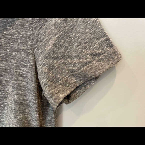 Gray Tie-Knot T-shirt Dress w/ Cut-Outs - Picture 5 of 8